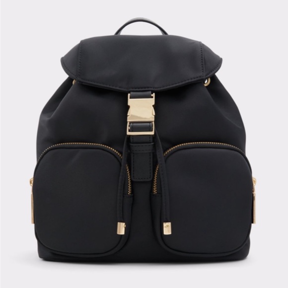 New Aldo Mini Fabric Backpack Handbag Black display picture 1